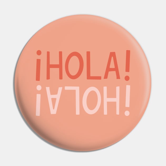 Hola Hand Lettering Pin by lymancreativeco