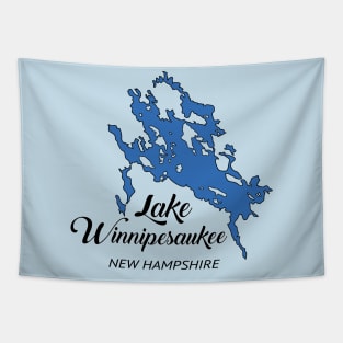 Lake Winnipesaukee New Hampshire (Blue) Tapestry