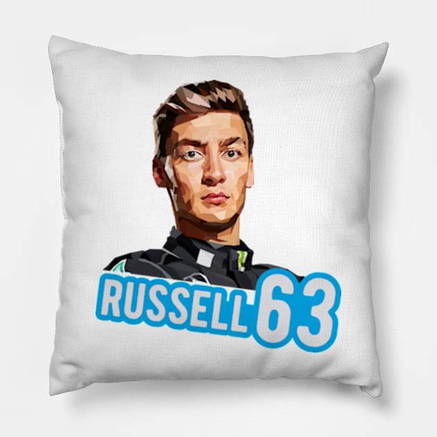 Russell 63 Pillow by Worldengine