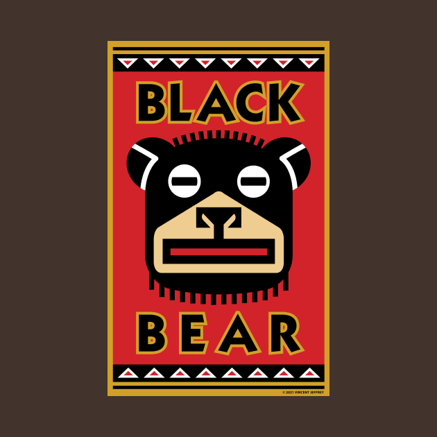 Big Black Bear Crest by Mindscaping