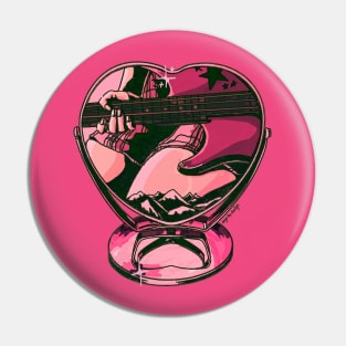 Bass Girl Pin