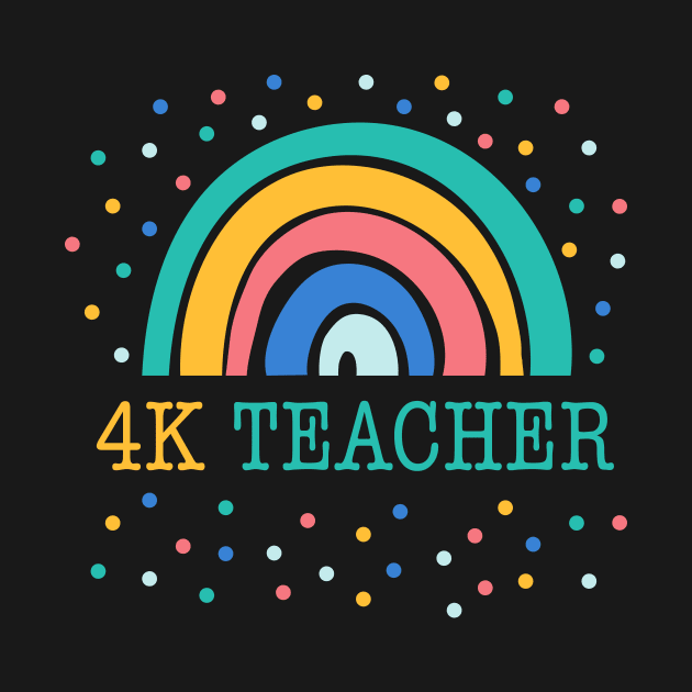 4k teacher shirt kindergarten teacher 4k teacher gift by OutfittersAve