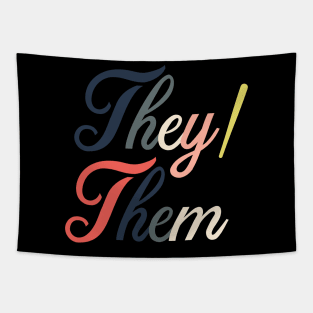 Prounouns--They/Them Tapestry