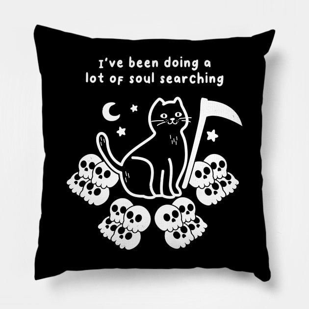 Soul Searching Pillow by SmokingPencils