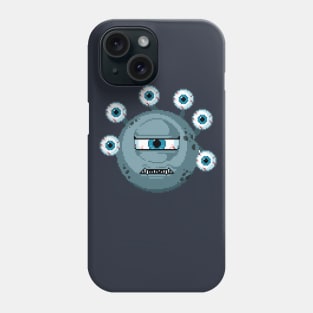 Beholder pixel art Phone Case