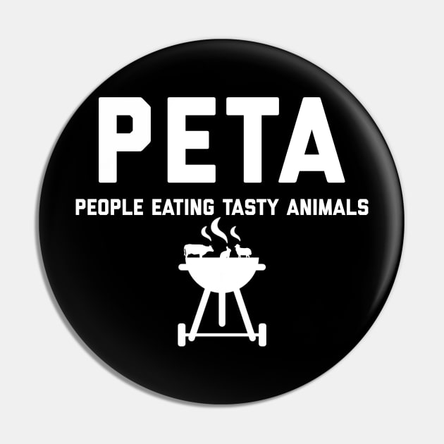 PETA People Eating Tasty Animals Pin by Raw Designs LDN