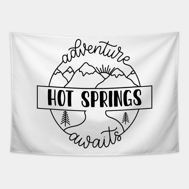 Hot Springs national park camping gift. Perfect present for mother dad friend him or her Tapestry by SerenityByAlex