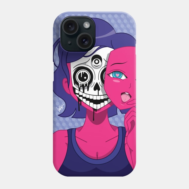 Face Reveal Phone Case by Munchbud Ink