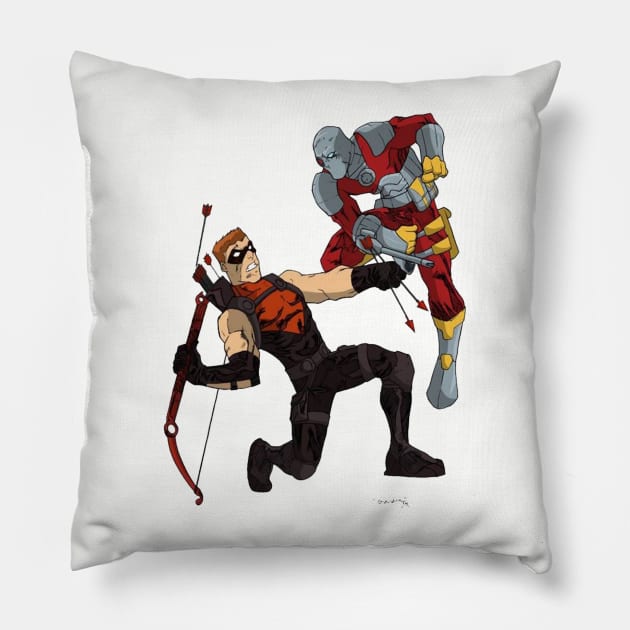 RED ARROW v.s. DEADSHOT Pillow by Young Justice Needs A Season 3