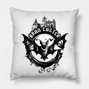 Bran Castle - Home Of Dracula Pillow