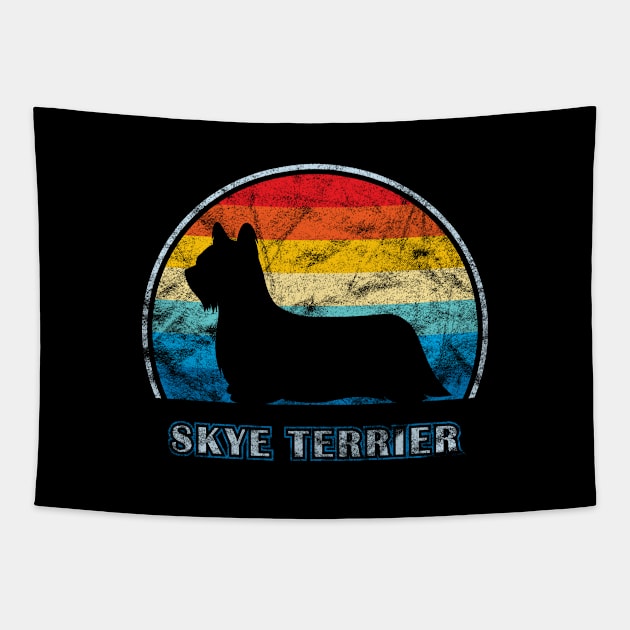 Skye Terrier Vintage Design Dog Tapestry by millersye