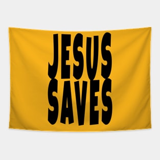 Jesus Saves Tapestry