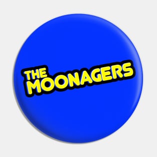 THE MOONAGERS - Small Text Logo Pin