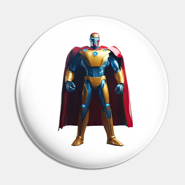 Superhero Pin by Urban Archeology Shop Gallery