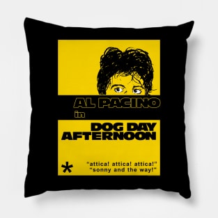 dog day afternoon al pacino pop art Pillow