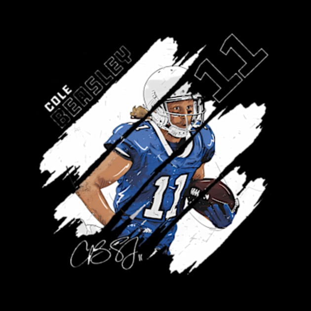 Cole Beasley Carolina Stripes by caravalo