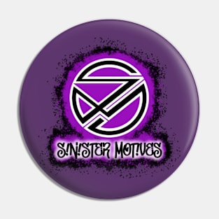 Sinister Motives logo Pin