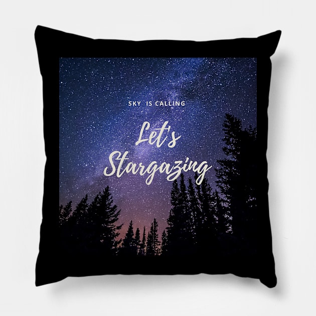 Let's Stargazing #2 Pillow by 46 DifferentDesign
