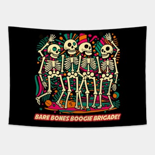 skeleton boogie brigade Tapestry