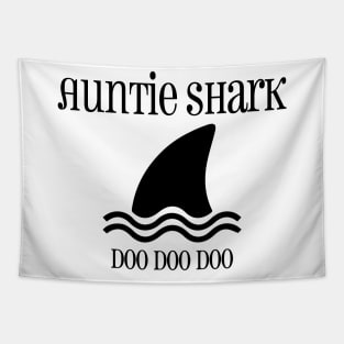 Auntie Shark Doo Doo Doo Tapestry