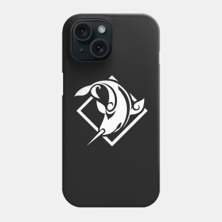 Genshin Impact Childe Tartaglia Emblem - White Phone Case