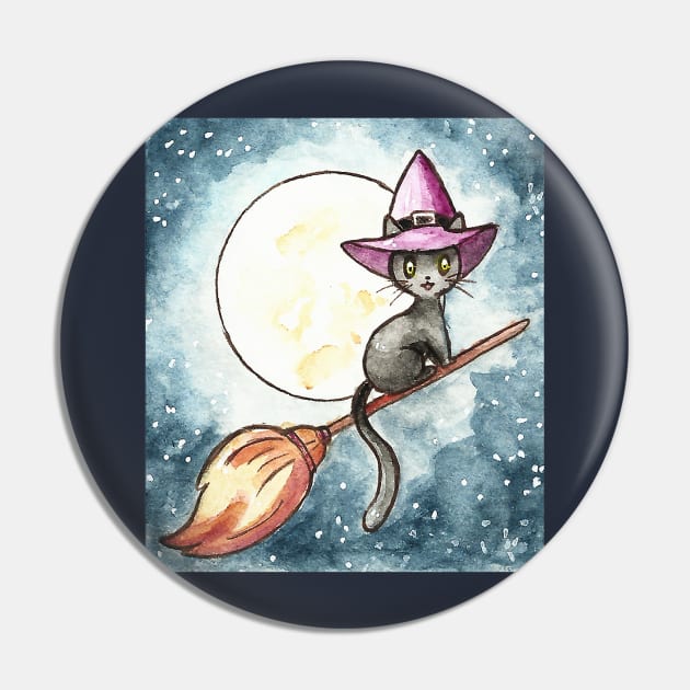 WitchCat Pin by ElestialGZ