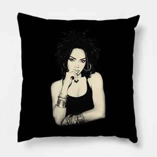 The Miseducation of Lauryn Hill Vintage Halftone Style Pillow