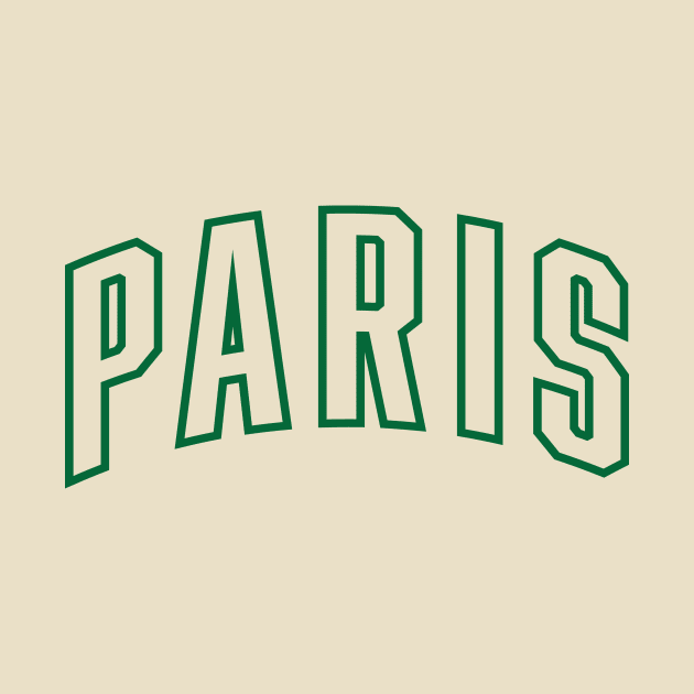 Paris Green Outline by Good Phillings