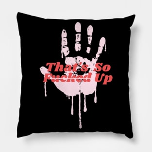 TSFU handprint logo Pillow