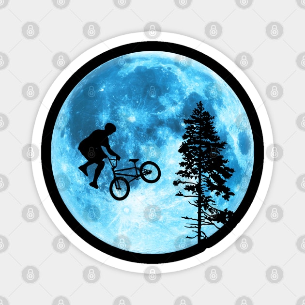 ET Bike Moon Magnet by Barn Shirt USA