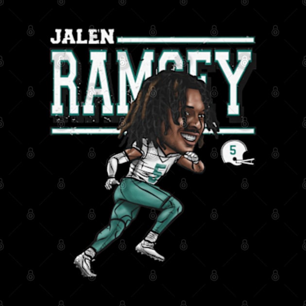 Jalen Ramsey Miami Cartoon by danlintonpro