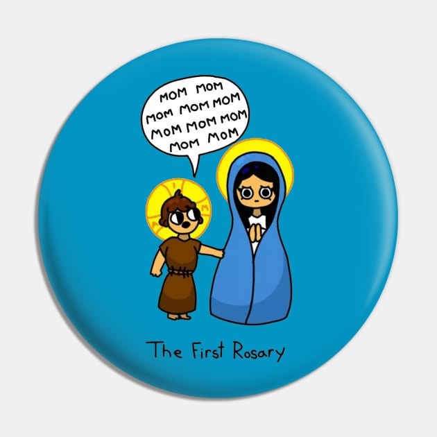 First Rosary Pin by Leo Carneiro