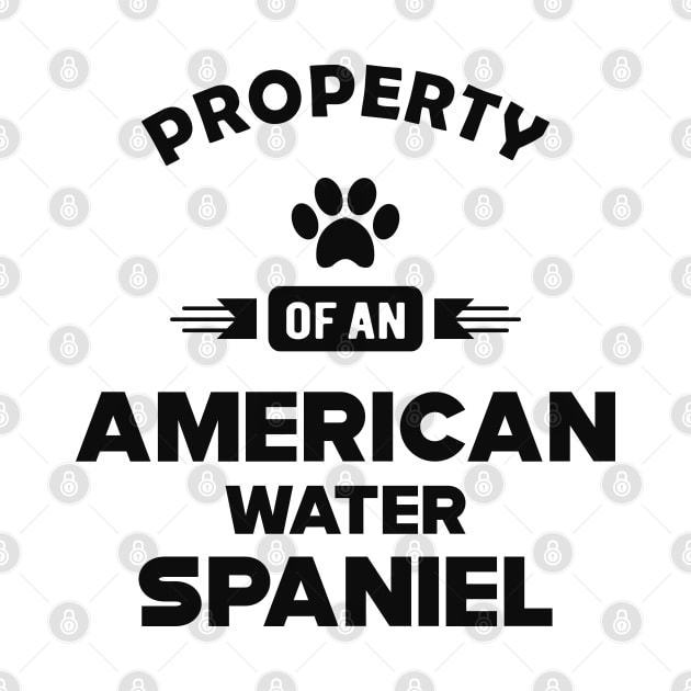 american water spaniel - Property of an american water spaniel by KC Happy Shop