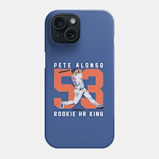 Pete Alonso Rookie Home Run King Phone Case