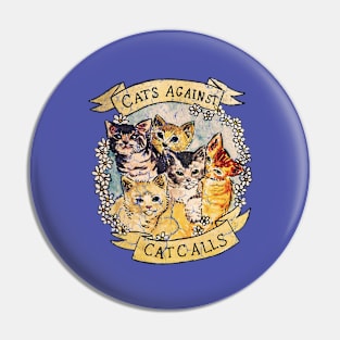 CATS AGAINST Pin