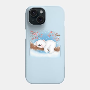 Sleeping Polar Bear Phone Case