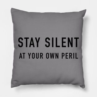 At Your Own Peril Pillow