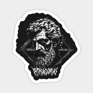 Pythagoras Metal Silkscreen Magnet