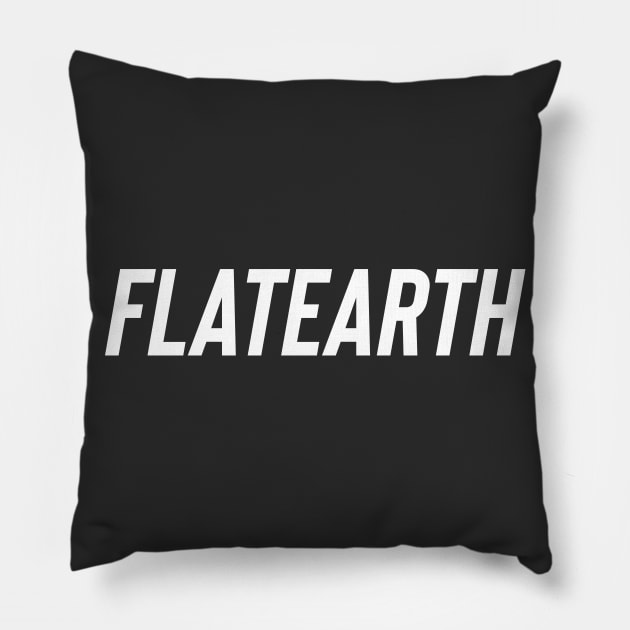 Flat Earth Pillow by Raw Designs LDN