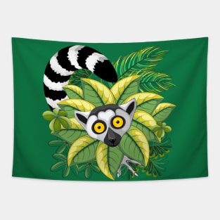 Lemur Ring Tailed, a.k.a. Lemur Catta of Madagascar Tapestry