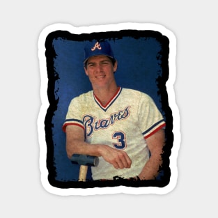 Dale Murphy in Atlanta Braves, 1982 - 1983 Magnet