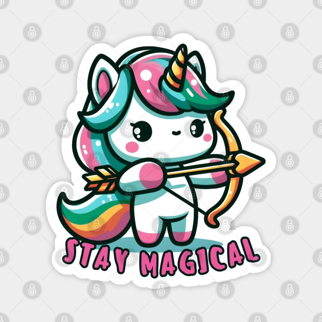 Hunting unicorn Magnet by Japanese Fever