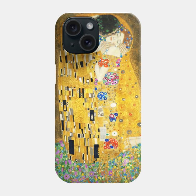 Gustav Klimt The Kiss Phone Case by fineartgallery