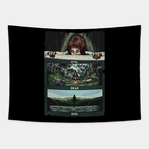 Evil Dead Rise Tapestry by ribandcheese