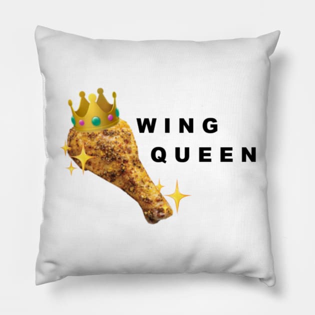 Wing Queen Pillow by Art of V. Cook