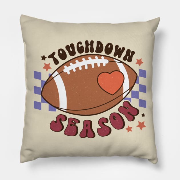 Touchdown Season Pillow by Erin Decker Creative