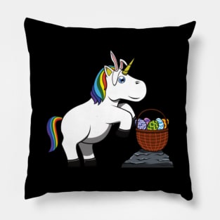 Easter Unicorn Girls Bunnicorn Rabbitcorn Gift- Pillow