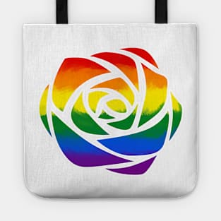 Rainbow Rose Tote