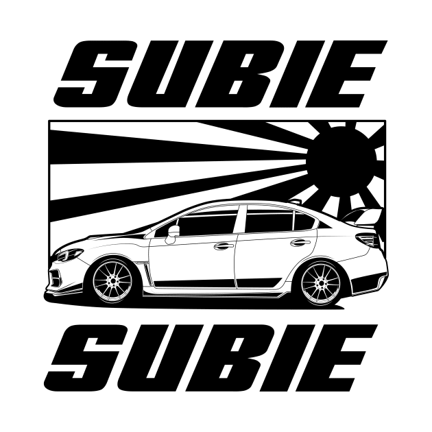 subie japan black print by R.autoart