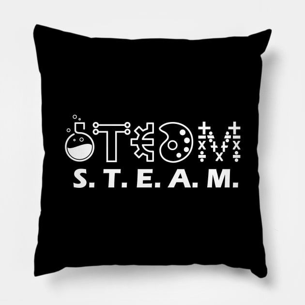 S.T.E.A.M. Based Education Shirts Pillow by SpecializedDigital